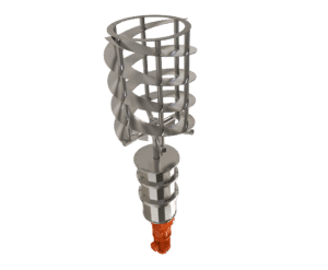 Heavy duty bottom entry agitator